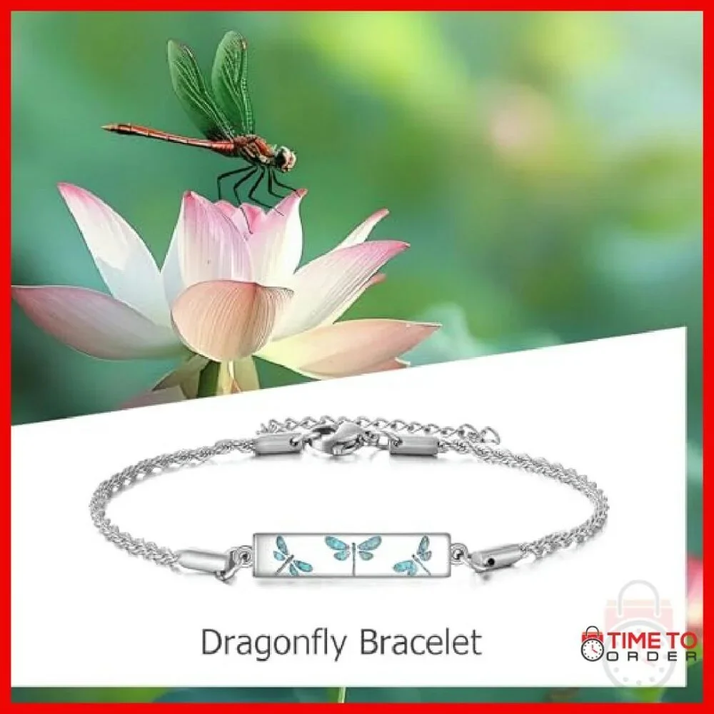 Sterling Silver Hummingbird Abalone Shell Pendant Bracelet Adjustable Chain